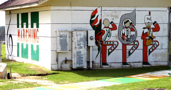 Marching 100 Mural