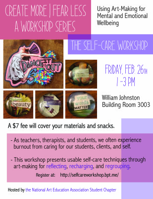 Create More Fear Less Workshop Series: What About Self-Care?
