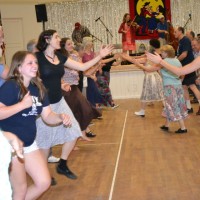 Gallery 1 - Tallahassee Contra Dance with Wild Asparagus and George Marshall
