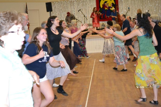 Gallery 1 - Tallahassee Contra Dance with Wild Asparagus and George Marshall