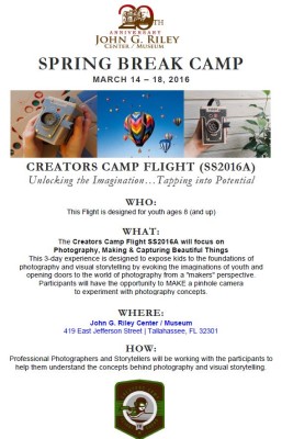 Spring Break Camp: Creator's Camp Flight