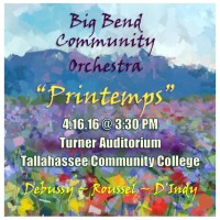 Big Bend Community Orchestra Concert: Printemps, A Celebration of Spring