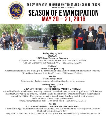 Volunteers Needed: 2016 Season of Emancipation