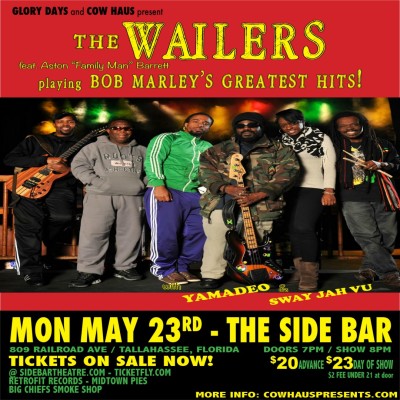 The Wailers play Bob Marley's greatest hits with Yamadeo & Sway Jah Vu