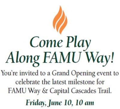 FAMU Way and Capital Cascades Trail Grand Opening event