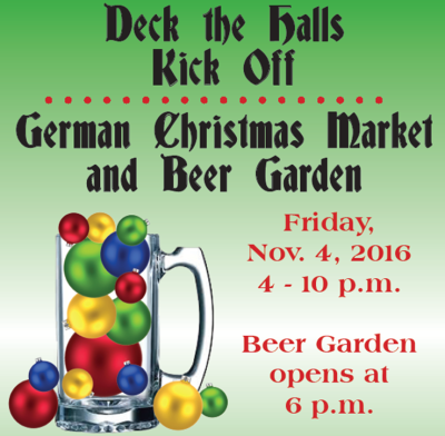 Seeking Vendors for German Christmas Market & Beer Garden