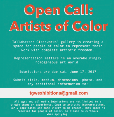 Open Call: Artists of Color