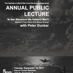 Annual Public Lecture, "A Son Discovers His Father's War": Before They Were the Black Sheep