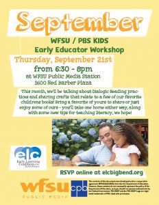WFSU / PBS KIDS Early Educator Workshop