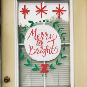 Holiday Window Painting