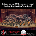 Gallery 1 - Sing with the Tallahassee Community Chorus - Spring 2018 Registration