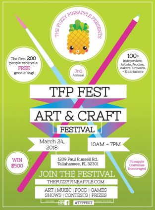 Gallery 1 - Call for Entertainers: The Fuzzy Pineapple Art + Craft Festival