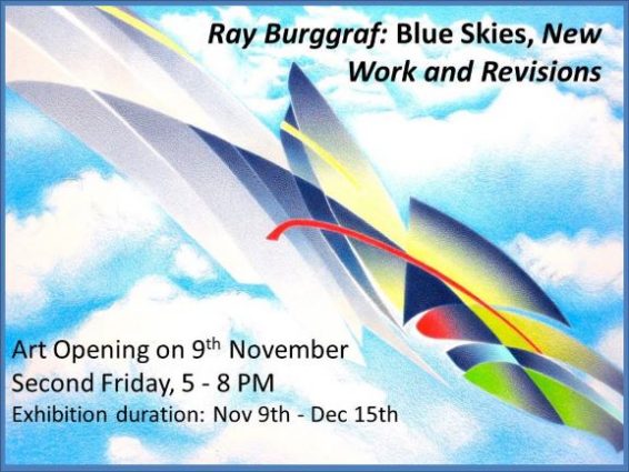 Gallery 1 - Ray Burggraf: BLUE SKIES, New Works and Revisions, Art Opening