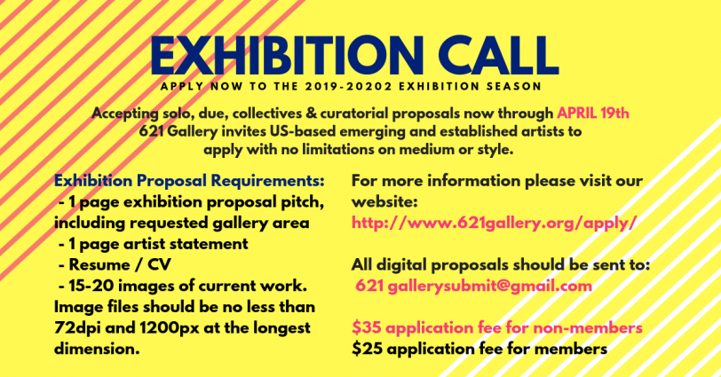 Gallery 1 - Call for Entry