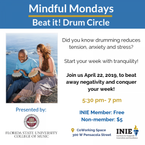 Mindful Mondays: Beat it! Drum Circle