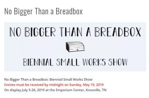 No Bigger Than a Breadbox: Biennial Small Works Show