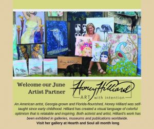 Hearth & Soul Welcomes Honey Hilliard as Featured Artist