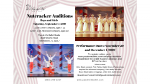 Open Auditions for the Nutcracker
