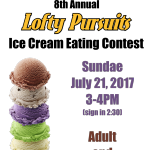 9th Annual Lofty Pursuits Ice Cream Eating Contest