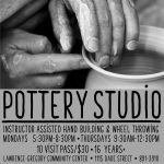 Pottery Workshops - Instructor Assisted Hand Building and Wheel Thowing