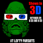 Creature from the Black Lagoon in 3-D and costume contest at Lofty Pursuits