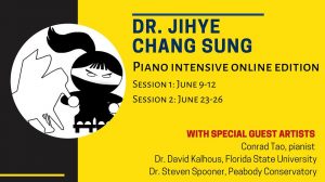 Piano Intensive Online with Dr. Jihye Chang Sung