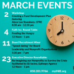 Gallery 1 - INIE March Events