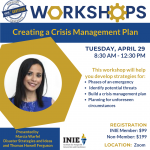 Gallery 1 - INIE Creating a Crisis Management Plan Workshop