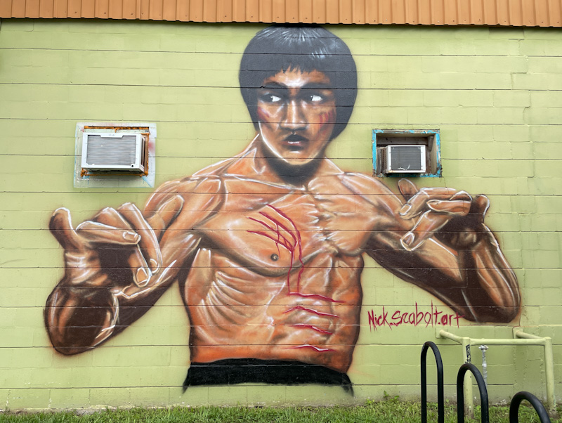 Bruce Lee Mural - Tallahassee Arts Guide