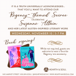 Book Signing and Regency-themed Soiree
