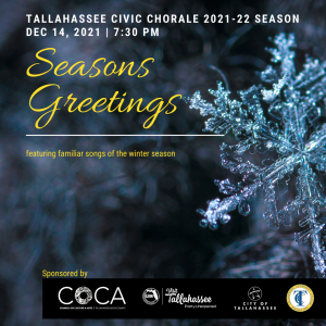 Seasons Greetings concert by Tallahassee Civic Chorale