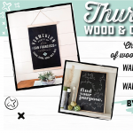 Thurs-DIY: Wood & Canvas Projects
