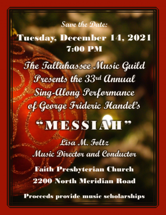 Gallery 1 - Tallahassee Music Guild's Sing-Along Messiah 2021