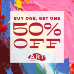 Buy one, get one 50% off Paint-A-Pot