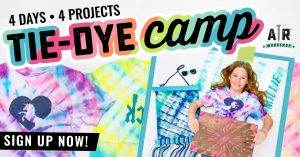 4 Day Summer Art Camp - Tie Dye Week