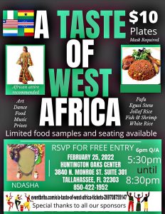 A Taste of West-African - Cultural Event