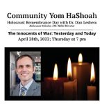 Holocaust Remembrance Day Commemoration
