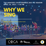 Tallahassee Civic Chorale presents "Why We Sing"