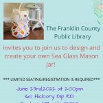 Gallery 1 - Sea Glass Mason Jar Craft Workshop (Adults & Kids 9 and older)