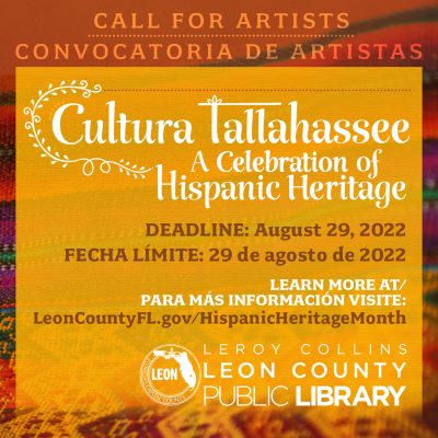 Call for Art: "Cultura Tallahassee: A Celebration of Hispanic Heritage" Exhibit