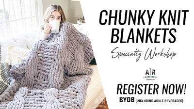 Chunky Knit Blanket Workshop
