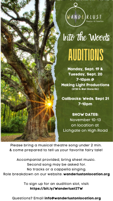 Auditions for Into the Woods