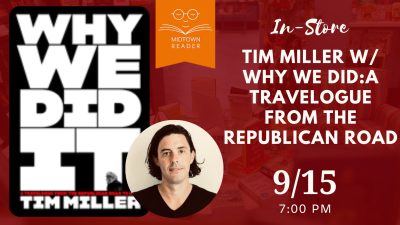 Tim Miller with Why We Did It: A Travelogue from the Republican Road