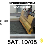 Screenprinting Workshop with AJ McCarthy