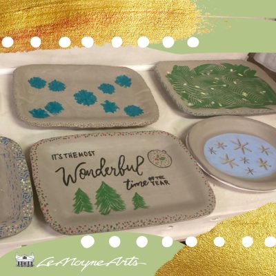 Holiday Ceramic Platter Workshop