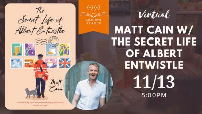 Matt Cain with The Secret Life of Albert Entwistle