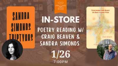 Poetry Reading with Craig Beaven and Sandra Simonds