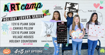 1 Day Summer ARt Camp - Holiday Countdown