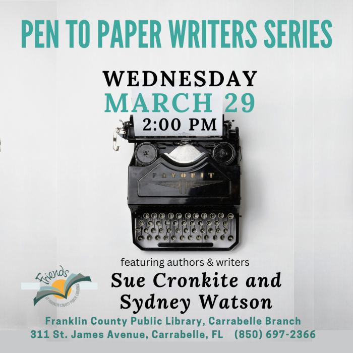 Gallery 3 - Pen to Paper Writers Series