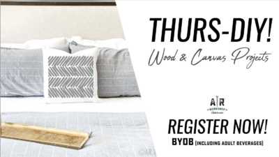 Thurs-DIY! Wood & Canvas Projects